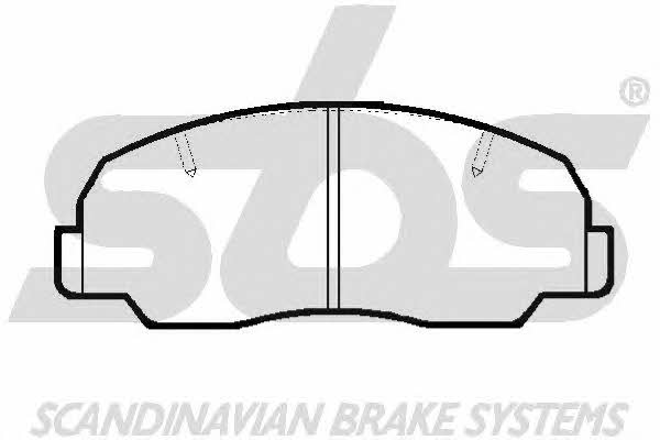 SBS 1501229948 Brake Pad Set, disc brake 1501229948: Buy near me in Poland at 2407.PL - Good price!