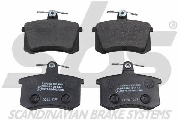 SBS 1501229952 Brake Pad Set, disc brake 1501229952: Buy near me in Poland at 2407.PL - Good price!