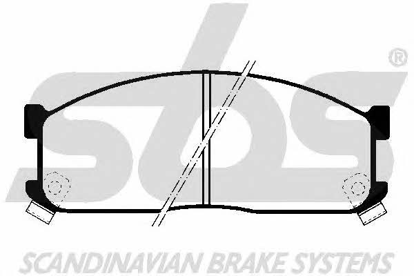 SBS 1501229961 Brake Pad Set, disc brake 1501229961: Buy near me in Poland at 2407.PL - Good price!