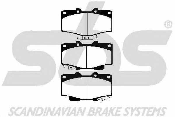 SBS 1501229962 Brake Pad Set, disc brake 1501229962: Buy near me in Poland at 2407.PL - Good price!