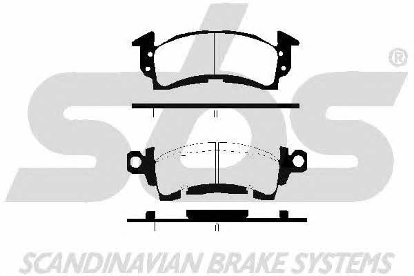 SBS 1501229965 Brake Pad Set, disc brake 1501229965: Buy near me in Poland at 2407.PL - Good price!
