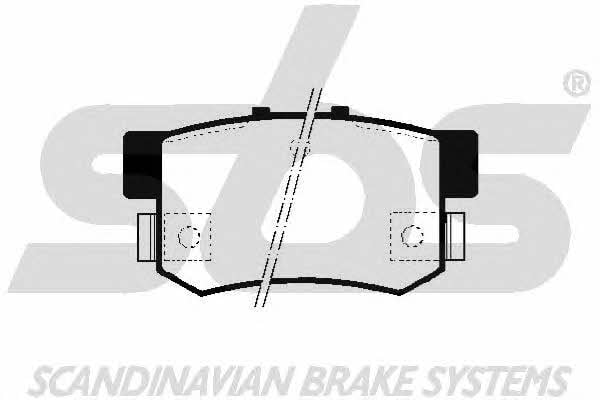 SBS 1501229980 Brake Pad Set, disc brake 1501229980: Buy near me in Poland at 2407.PL - Good price!