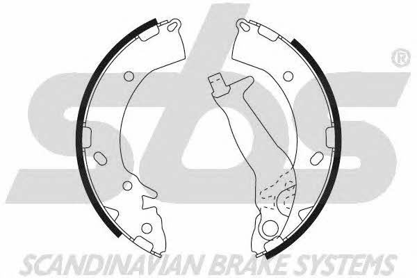 SBS 18492734716 Колодки гальмівні барабанні, комплект 18492734716: Приваблива ціна - Купити у Польщі на 2407.PL!