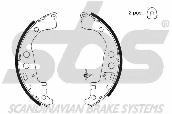SBS 18492745617 Brake shoe set 18492745617: Buy near me at 2407.PL in Poland at an Affordable price!