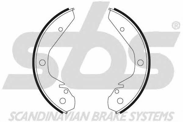 SBS 18492747249 Brake shoe set 18492747249: Buy near me at 2407.PL in Poland at an Affordable price!