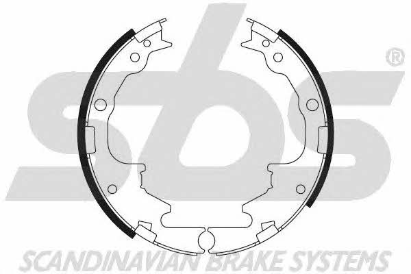 SBS 18492793713 Parking brake shoes 18492793713: Buy near me at 2407.PL in Poland at an Affordable price!