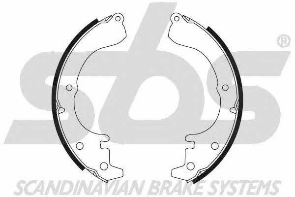 SBS 18492799216 Parking brake shoes 18492799216: Buy near me at 2407.PL in Poland at an Affordable price!