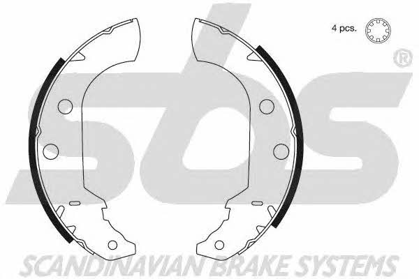SBS 18492799489 Brake shoe set 18492799489: Buy near me at 2407.PL in Poland at an Affordable price!