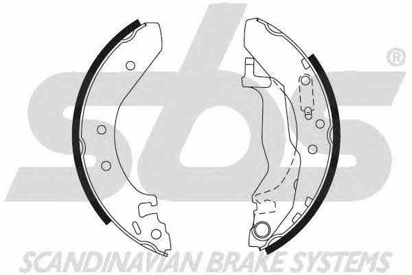 SBS 18492799527 Brake shoe set 18492799527: Buy near me at 2407.PL in Poland at an Affordable price!