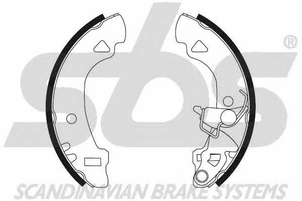 SBS 18502723548 Brake shoe set 18502723548: Buy near me at 2407.PL in Poland at an Affordable price!