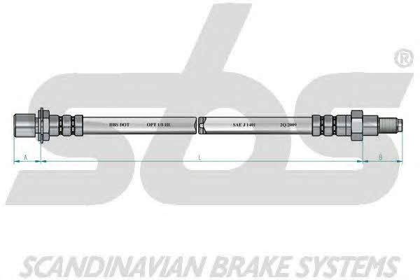 SBS 1330854530 Bremsschlauch 1330854530: Kaufen Sie zu einem guten Preis in Polen bei 2407.PL!