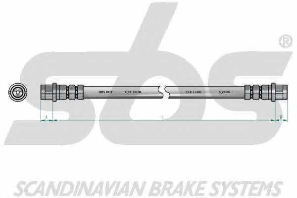 SBS 13308547110 Brake Hose 13308547110: Buy near me in Poland at 2407.PL - Good price!