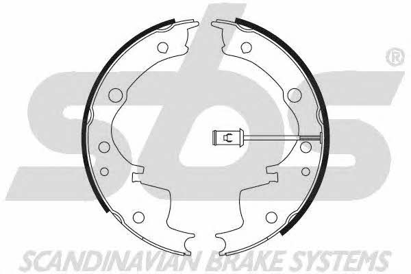 SBS 18492723558 Brake shoe set 18492723558: Buy near me in Poland at 2407.PL - Good price!