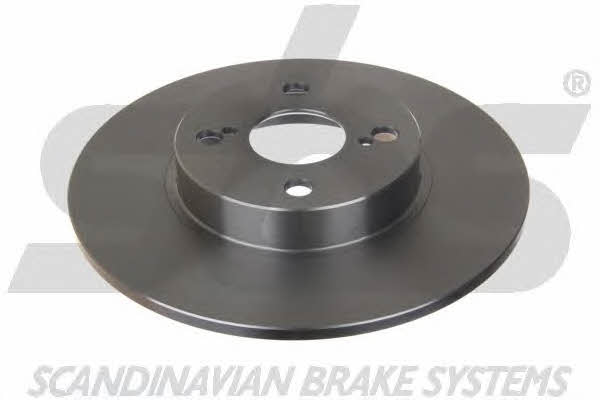Rear brake disc, non-ventilated SBS 1815204587