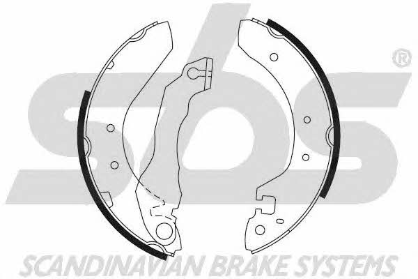 SBS 18492712401 Brake shoe set 18492712401: Buy near me at 2407.PL in Poland at an Affordable price!