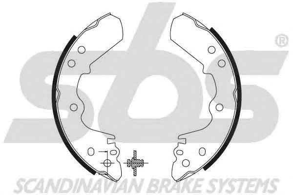 SBS 18492714528 Brake shoe set 18492714528: Buy near me at 2407.PL in Poland at an Affordable price!
