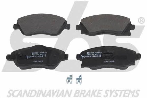 SBS 1501223624 Brake Pad Set, disc brake 1501223624: Buy near me at 2407.PL in Poland at an Affordable price!