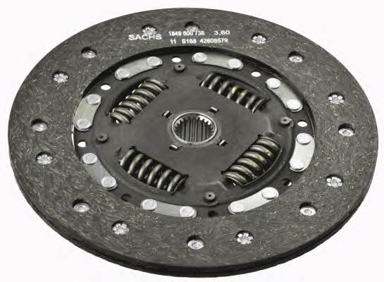 SACHS 1862 471 031 Clutch disc 1862471031: Buy near me in Poland at 2407.PL - Good price!