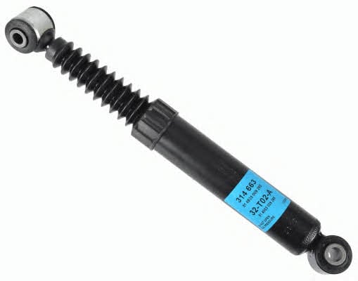 SACHS 314 663 Rear oil and gas suspension shock absorber 314663: Buy near me in Poland at 2407.PL - Good price!