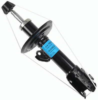 SACHS 314 755 Front Left Gas Oil Suspension Shock Absorber 314755: Buy near me in Poland at 2407.PL - Good price!