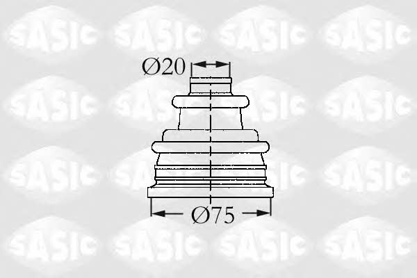 Sasic 4003404 Outer drive shaft boot, kit 4003404: Buy near me in Poland at 2407.PL - Good price!