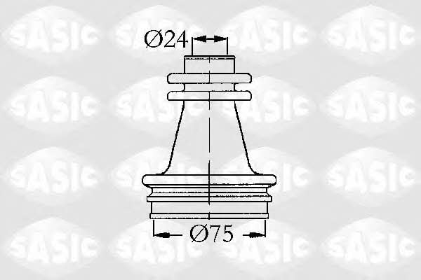 Sasic 4003416 Пыльник приводного вала внутренний, комплект 4003416: Отличная цена - Купить в Польше на 2407.PL!