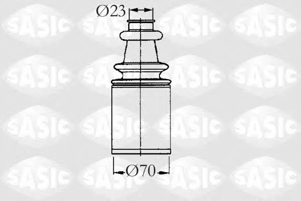 Sasic 4003461 Drive shaft inner boot, kit 4003461: Buy near me in Poland at 2407.PL - Good price!