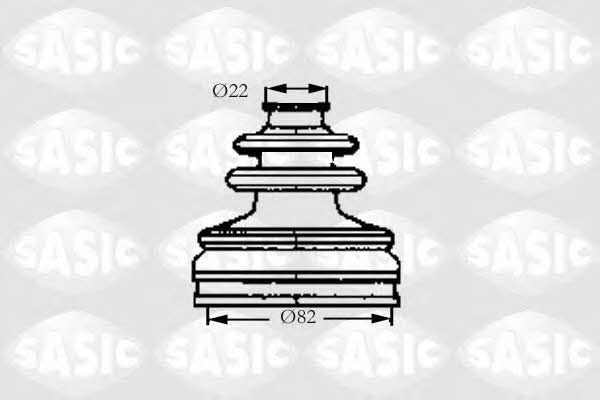 Sasic 4003467 Drive shaft inner boot, kit 4003467: Buy near me at 2407.PL in Poland at an Affordable price!