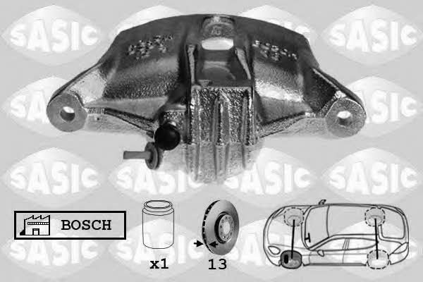 Sasic 6500014 Суппорт тормозной передний левый 6500014: Отличная цена - Купить в Польше на 2407.PL!