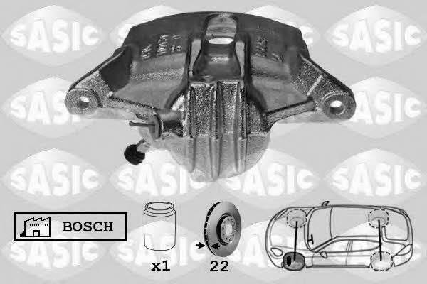 Sasic 6500022 Суппорт тормозной передний левый 6500022: Купить в Польше - Отличная цена на 2407.PL!