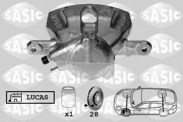 Sasic 6500042 Brake caliper front left 6500042: Buy near me in Poland at 2407.PL - Good price!