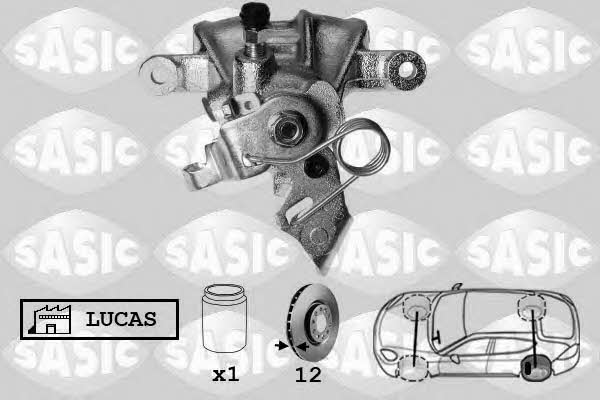 Sasic 6500044 Brake caliper rear left 6500044: Buy near me in Poland at 2407.PL - Good price!
