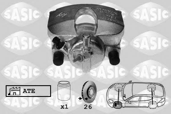 Sasic 6504016 Zacisk hamulcowy przedni lewy 6504016: Dobra cena w Polsce na 2407.PL - Kup Teraz!