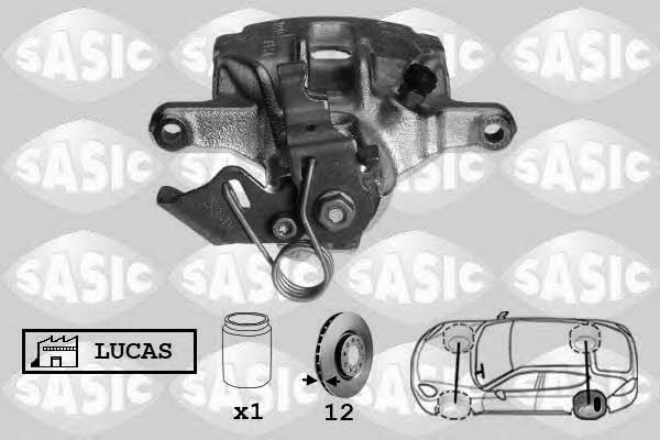 Sasic 6504022 Brake caliper rear left 6504022: Buy near me in Poland at 2407.PL - Good price!