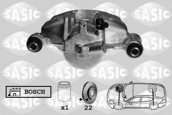 Sasic 6506043 Суппорт тормозной передний правый 6506043: Отличная цена - Купить в Польше на 2407.PL!