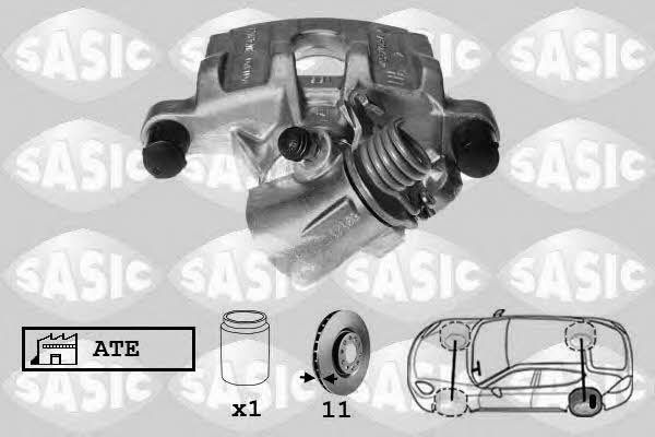 Sasic 6506128 Суппорт тормозной задний левый 6506128: Отличная цена - Купить в Польше на 2407.PL!