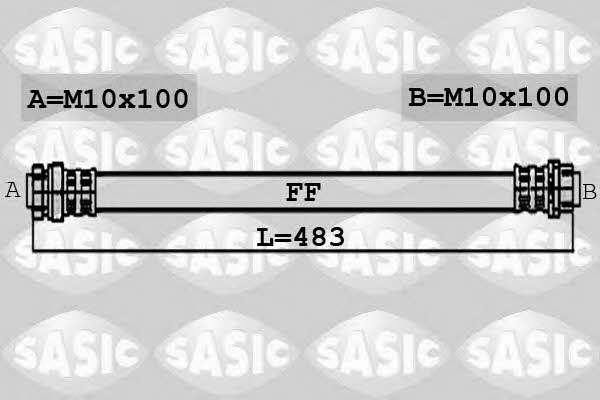 Sasic 6606030 Przewód hamulcowy elastyczny 6606030: Dobra cena w Polsce na 2407.PL - Kup Teraz!