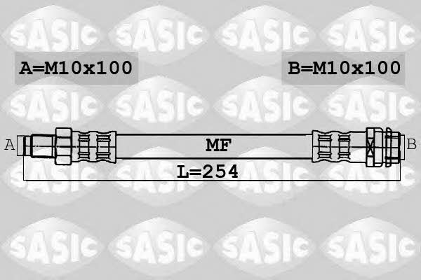 Sasic 6606038 Brake Hose 6606038: Buy near me in Poland at 2407.PL - Good price!