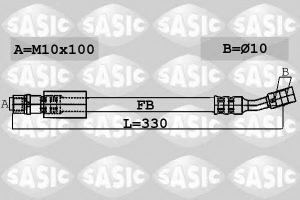 Sasic 6606084 Przewód hamulcowy elastyczny 6606084: Dobra cena w Polsce na 2407.PL - Kup Teraz!