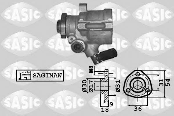 Sasic 7076039 Hydraulic Pump, steering system 7076039: Buy near me in Poland at 2407.PL - Good price!
