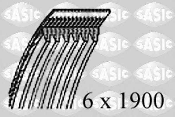 Sasic 1776091 V-ribbed belt 6PK1900 1776091: Buy near me at 2407.PL in Poland at an Affordable price!