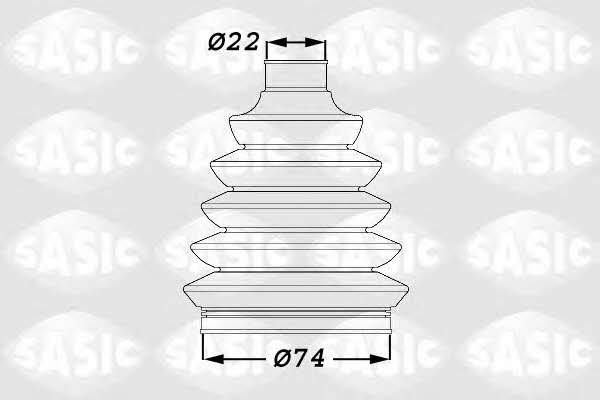 Sasic 1900011 Пыльник приводного вала наружный, комплект 1900011: Отличная цена - Купить в Польше на 2407.PL!