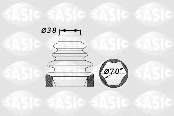 Sasic 1900012 Пыльник приводного вала внутренний, комплект 1900012: Отличная цена - Купить в Польше на 2407.PL!