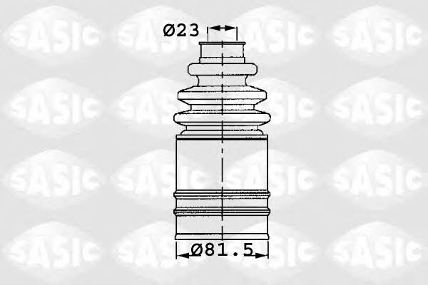 Sasic 1904006 Drive shaft inner boot, kit 1904006: Buy near me in Poland at 2407.PL - Good price!