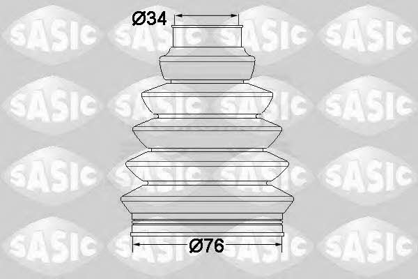 Sasic 1904033 Outer drive shaft boot, kit 1904033: Buy near me at 2407.PL in Poland at an Affordable price!