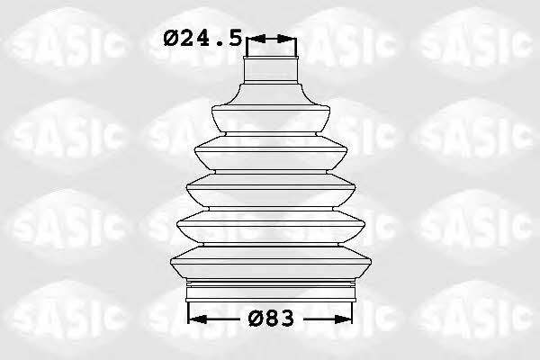 Sasic 1906005 Outer drive shaft boot, kit 1906005: Buy near me in Poland at 2407.PL - Good price!