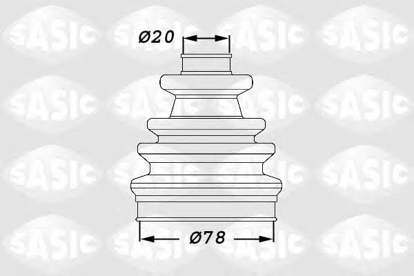 Sasic 1906014 Пыльник приводного вала 1906014: Купить в Польше - Отличная цена на 2407.PL!