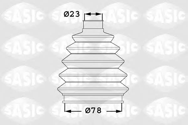 Sasic 1906019 Outer drive shaft boot, kit 1906019: Buy near me at 2407.PL in Poland at an Affordable price!