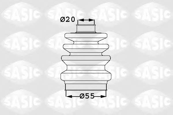 Sasic 1906020 Пыльник приводного вала внутренний, комплект 1906020: Отличная цена - Купить в Польше на 2407.PL!