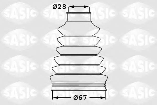 Sasic 1906023 Drive shaft inner boot, kit 1906023: Buy near me at 2407.PL in Poland at an Affordable price!